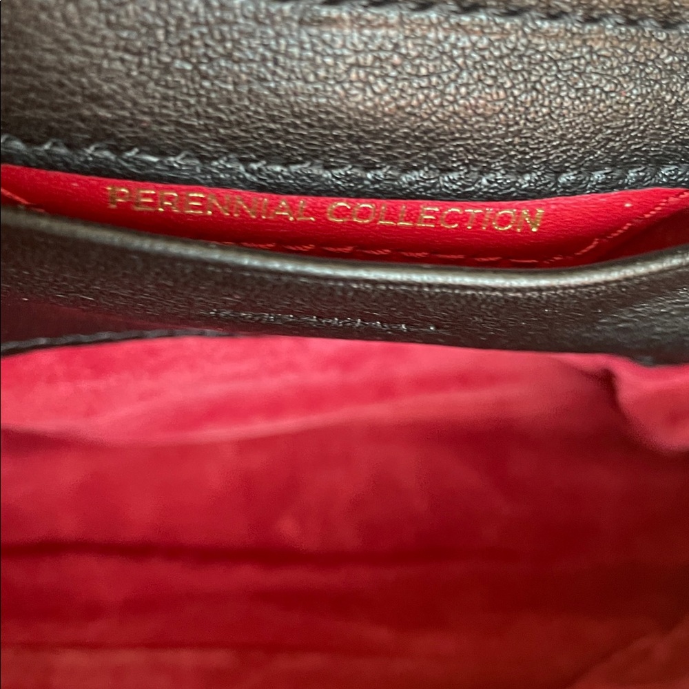 Hammitt Daniel Crossbody Clutch Small Black/ Gunmetal Leather Perennial Collect - Picture 8 of 8